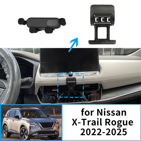 Smart Wireless Fast Charging Phone Holder for Nissan X-Trail 2022-2025 Car Phone Holder CATUSIKI