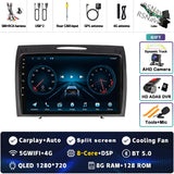 Android 15 2K QLED Stereo for Mercedes-Benz SLK-Class 2004–2011