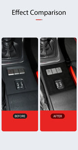 Seat Heating Switch Panel Sticker for Toyota GR86 Car Interior Accessory GMUNI