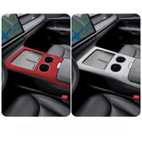 Suede Center Console Gear Shift Panel Protector