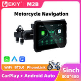 5 inch Waterproof Wireless CarPlay GPS for Moto Android Head Unit EKIY