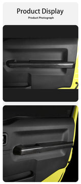 Inner Door Handle Trim Carbon Fiber for Suzuki Jimny