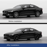 Black Mesh Fog Light Trim for Volvo S60 2020-2025 Car Interior Accessory LINGLUYANG
