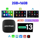 Wireless CarPlay Android Auto AI Adapter for Wired Systems
