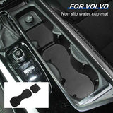 Cup Holder Mats Anti-Skid for Volvo XC60 S90 Car Interior Accessory LINGLUYANG