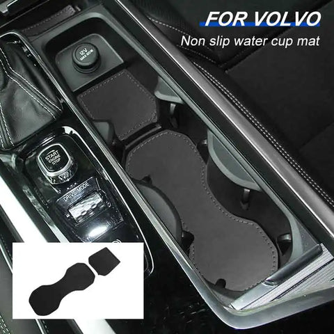 Cup Holder Mats Anti-Skid for Volvo XC60 S90 Car Interior Accessory LINGLUYANG