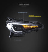 Headlight Dual Projector for Subaru BRZ 12-21 Car Interior Accessory Vland