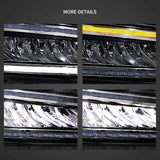 LED Projector Headlights for Honda Accord 2008-2012 LED Ambient Light VLAND