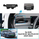 Wireless Charging Magnetic Phone Mount for BYD Seal 2024 Car Phone Holder CATUSIKI