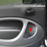 Flocking Door Handle Storage for Smart 453 Fortwo Car Interior Accessory GMUNI