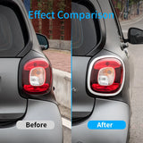 ABS Chrome Tail Light Trim for Smart 453 Car Interior Accessory GMUNI