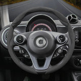 Suede Anti-Slip Wheel Cover for Smart Fortwo
