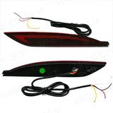 LED Rear Bumper Reflector for Hyundai Sonata 2010-2014 Car Interior Accessory MAGIC COLORM