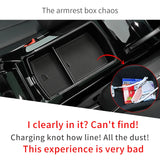 Smabee Car Armrest Storage Box for VW ID.6 Car Interior Accessory OEM