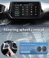 9-inch QLED Android Multimedia Player for Peugeot 208 2019–2022