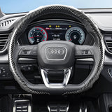 Wave Carbon Fiber Wheel Cover for Audi