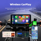 Motorcycle GPS with CarPlay TPMS for Universal Moto Android Head Unit EKIY