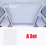 For Xpeng G6 2024 2025 2026 Car clip Sun Shades Glass Roof Sunshade Front Rear Sunroof Skylight Sun Visor Curtain Accessories