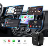 2-in-1 Wired to Wireless CarPlay Android Auto Adapter CarPlay Adapter LEXXSON