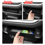 Honda WR-V WRV 2023-2025 JP Version Center Console Drawer Storage Box TPE Car Tray Organizer Accessories Tidying Armrest Box