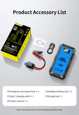 Power Bank 2000A Emergency Starting Power Supply For Automobiles External Battery 12V Starting Device Power Bank MINUS TWO