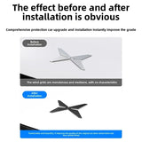 For Xpeng G9 2024 Xiaopeng G9 Black Badge Front Rear Badge Blackened Modification Front/Rear Badge OEM