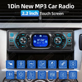 1Din Bluetooth MP3 Car Stereo Player Universal Fit Car Interior Accessory AKAMATE