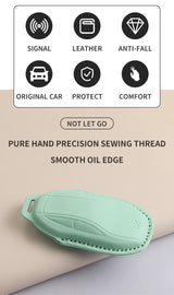 Car Smart Key Case Cover For IM Zhiji L7 LS7 L6 LS6 PU Leather Car Key Cover Protector Keychain