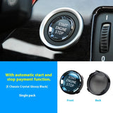 For BMW X1 X2 X3 X5 X6 F20 F21 F22 F23 F30 F34 F10 Crystal Engine Start Stop Button One - Click Start Button Modification
