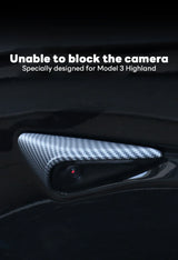 For Tesla New Model 3 Highland 2024 and New Model Y LAUNCH Juniper 2025 Side Camera Cover Lens Protector Black White Red Shiny