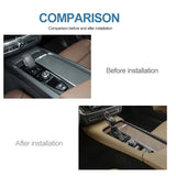 Decorative Central Gear Shift Pad for Volvo XC60 XC90 Car Interior Accessory LINGLUYANG