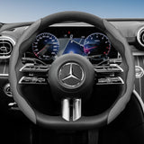 Wave-Shaped Sporty Steering Wheel Cover for Mercedes
