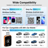 2-in-1 Wireless CarPlay Auto Adapter for VW Toyota