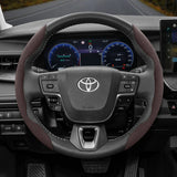 Suede Steering Wheel Cover Anti-Slip for Toyota RAV4