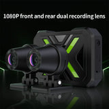 1080P Dual Channel Motorcycle Dashcam with Night Vision Motorcycle GPS JIUYIN