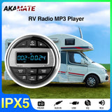 IPX5 Waterproof Marine Stereo with Bluetooth Universal Car Interior Accessory OEM