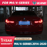 LED Taillight Assembly Sequential for BMW 4 Series 14-20 LED Ambient Light VLAND