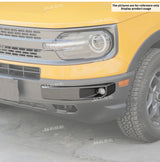 Front Fog Lamp Decoration Cover for Ford Bronco Sport