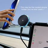Blue Light Ring Magnetic Wireless Charger Compatible with MagSafe Phone Holder Screen Mount For Tesla Model Y wireless charge