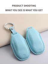 Car Smart Key Case Cover For IM Zhiji L7 LS7 L6 LS6 PU Leather Car Key Cover Protector Keychain Car Key Case Cover OEM