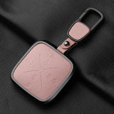 8 Button Aluminum Alloy Goatskin Car Key Case Cover for Zeekr X 001 009 2022 2023