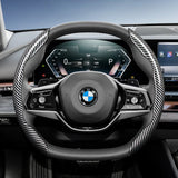 Carbon Fiber Texture Steering Wheel Cover for BMW