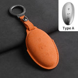 Suede Car Key Case Cover For Rising Auto R7 F7 ER6 Car Key Shell Accessories