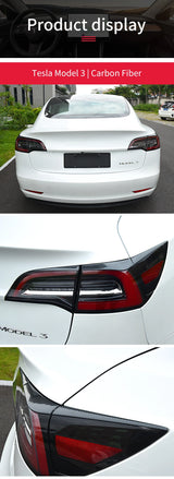 Stainless Steel Rear Light Trim for Tesla Model 3