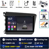 2K Android 15 Multimedia Head Unit for Honda Civic 2012-2015