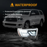 LED Reflection Headlights for Toyota Tundra Sequoia