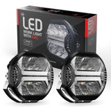 2pcs Car Led Work Light Bar Emark Approved 5.75 Inch/4 Inch Driving Light 12V 24V DRL For Jeep Lada Offroad 4x4 For UTV SUV B