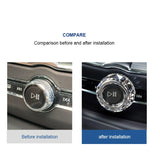 Crystal Volume Knob Cover for Volvo S60 V60 XC60 2020+ Car Interior Accessory LINGLUYANG