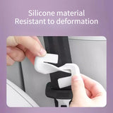 For Leapmotor B10 C10 C11 C16 T03 C01 Seat Belt Buckle Silicone Protective Cover Anti-Collision Protection Interior Accessori