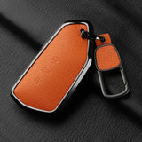 Goatskin Car Key Case Cover for Volkswagen Golf 8 MK8 ID.3 ID.4 Cupra Skoda Octavia A8 SEAT Leon MK4 2020 2021 Formentor Tarraco